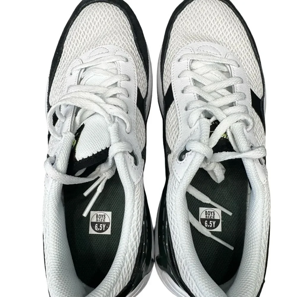 Nike Air Max SYSTM Boys 6.5Y Black White Green Sneakers New No Box